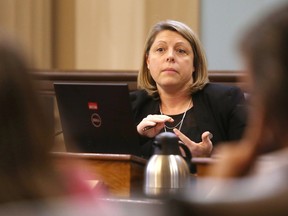 City council is to consider ending the authority it granted Lanie Hurdle, chief administrative officer, at the beginning of the COVID-19 crisis. (Elliot Ferguson/The Whig-Standard)