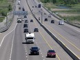 Traffic flows east and westbound on Highway 401 in Kingston on Thursday June 18, 2020 after the final leg of expanding the highway to six lanes through Kingston was completed.