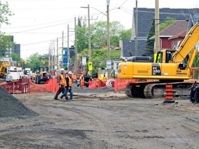 Work resumes in June on the Cassells Street reconstruction project in North Bay. Nugget File Photo