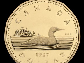 The original loonie coin released on June 30, 1987.
Royal Canadian Mint/file photo