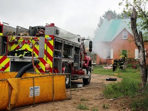 Firefighters from the Laurentian Valley Fire Department responded to a call on Sandy Beach Road on June 3 after a neighbour called 911 when he saw smoke coming from the front and side of the home. The fire was brought under control quickly but the home suffered some fire and extensive smoke damage.