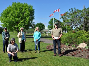 The dedicated volunteers of the Pembroke Horticultural Society have been busy working in the flower beds at the Pembroke Waterfront Park.
