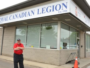 Royal Canadian Legion Branch 8 president Dale Bast says emergency financial support from the federal government will help his branch stay afloat while its doors are closed again due to a lockdown.
(GALEN SIMMONS, STRATFORD BEACON HERALD)