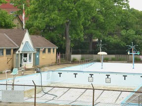 The Stratford Lions Pool is set to open, with pandemic restrictions in place, Friday morning. (Beacon Herald file photo)