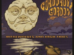 The album cover for Corduroy Gordon's first studio album, Werewolves and High Tides. Artwork by Eric Lagace