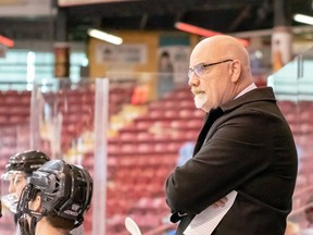 Sault College Cougars men’s hockey head coach Mike Hall