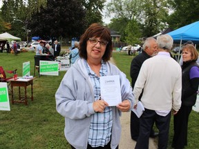 A popular Inn of the Good Shepherd fundraiser is going virtual this year amid COVID-19. Adelle Richards, operations manager at the Inn of the Good Shepherd, is pictured in Sarnia's Newton Park in 2018.