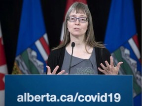 Alberta's chief medical officer of health Dr. Deena Hinshaw provides an update, June 3 on the province's COVID-19 cases. On Tuesday, one new active COVID-19 case was reported in rural Strathcona County by AHS.
CHRIS SCHWARZ/Government of Alberta