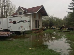 Brian Berry's Parkland County property has been flooded on and off for the last three years. The longtime Tri-Region resident is fed up and wants to see something done about the issue.