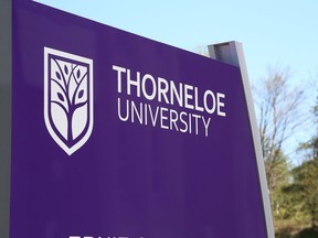 Thorneloe University on May 22. John Lappa/Sudbury Star