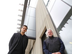 David Fortin, left, is an associate professor and director of Laurentian University's McEwen School of Architecture, and Terrance Galvin is an associate professor and past director of the McEwen School of Architecture.