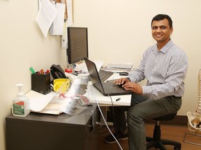 Sulabh Singh is manager of clinical services and a registered physiotherapist at CBI Health Centre in downtown Sudbury.