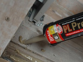 This construction adhesive is made for building houses, but it's an exceptionally good all-around glue that works well outdoors, too. Steve Maxwell