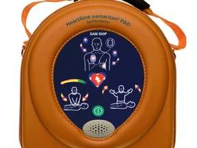A defibrillator has been stolen from Bannister Park in Goderich. The device was donated to the park last summer and is worth approximately $2,000. Submitted.