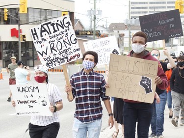 Another anti-racism demonstration was held in Timmins Friday with participants marching from from the Participark to the city hall. Protesters stood up against the violence and discrimination which they said the Indigenous community of Timmins has been facing for years.

RICHA BHOSALE/The Daily Press