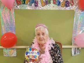 A special celebration was held at Extendicare Timmins on Tuesday as Maxine Lenchuk turned 103. Staff and residents at Extendicare presented her with a cake and held a birthday party to celebrate the occasion.

Supplied