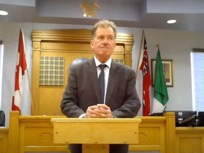 Mayor George Pirie's weekly health roundtable on Thursday, Timmins Mayor George Pirie offered his condolences to the family of the Timmins senior who became the eighth person to die from COVID-19 in the Porcupine Health Unit district since January.

Screenshot