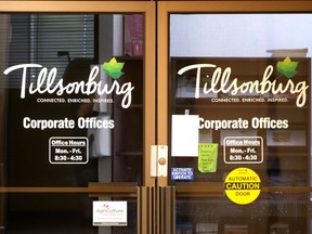 Town of Tillsonburg corporate offices. (Chris Abbott/Tillsonburg News)