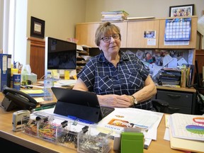 Joan Clarkson 'loves to talk' and is filling a new role with the Helping Hand Food Bank - Community Relations Coordinator. (Chris Abbott/Tillsonburg News)