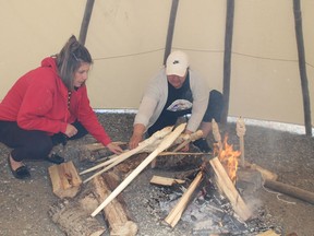 National Indigenous  Peoples Day included a number of activities like this one at the Commando Pavilion.. Times-Post file photo.JPG