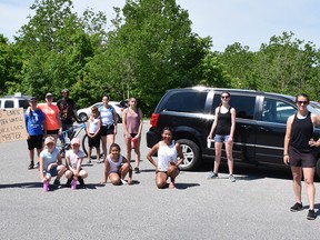 Photo by KEVIN McSHEFFREY/THE STANDARD
On June 6, an Indigenous woman in Elliot Lake, Katia Ferderber, took her third run in the city to bring awareness to racism.