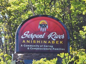 Photo by KEVIN McSHEFFREY/THE STANDARD
Serpent River First Nation has reopened its gates after closing them due to the COVID-19 pandemic.