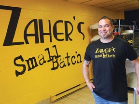 Deke Zaher, owns Zaher's Small Batch on Elgin Street. He paid to replace a door at Big Brothers Big Sisters damaged by a failed break-in.