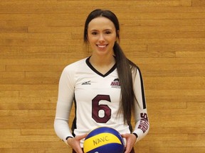 Sal Sabre Madison Hoppus has committed to joining the MacEwan women’s volleyball team. Photo Supplied