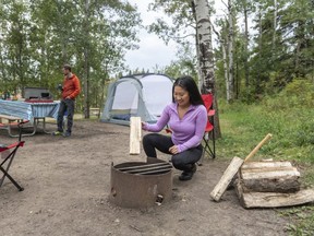 Camping recently resumed at Elk Island National Park amid COVID-19 restrictions. Equipped sites, group camping, and oTENTiks will also not be offered this summer. Photo courtesy Parks Canada