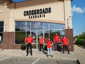 The staff at Crossroads Cannabis in Stratford will wear red and the business will donate one dollar from every sale on Fridays this year to the Support Our Troops Fund, which helps current and former members of the military and their families through programming and financial support. Submitted photo