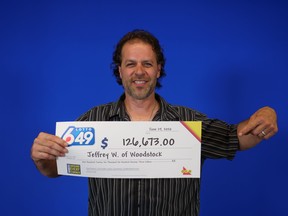 Jeffrey Went, a Woodstock father of three, won more than $126,000 in an April lotto draw. (OLG)