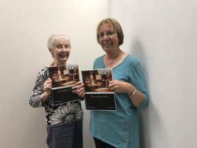 Madeleine Roske (L) and Nancy Marchl. Their book is available for purchase at Fincher's in Goderich and Elizabeth's Art Gallery in Goderich. Submitted