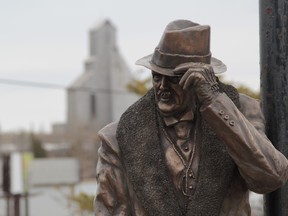 The bronze statue of Fred Schumacher with the McIntyre headframe in the background is one of the enduring symbols of Ward 3.

 
The Daily Press file photo