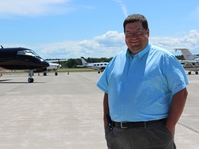 Terry Bos, president and chief executive officer of Sault Ste. Marie Airport Development Corp.
