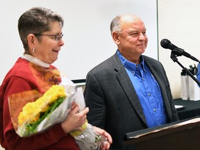 Louis Roesch, shown with his wife Clara in December 2019, has been returned to a third term as a director with the Ontario Federation of Agriculture. The Roesches operate an agricultural enterprise at Kent Bridge. Louis Roesch is the OFA's director for Chatham-Kent and nearby Essex County. Tom Morrison/Chatham This Week