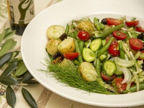 Mediterranean Potato and Vegetable Salad. Derek Ruttan/Postmedia Network