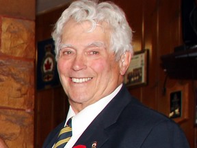 Pembrokes Romeo Levasseur has received the Sovereigns Medal for Volunteers for his involvement with the Royal Canadian Legion Branch 72 for the past 45 years.