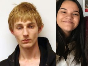 Kingston Police are asking for the public's assistance in finding Marshall Head, 23, and Mya Hartwick, 13. Head has been missing since early June and Hartwick hasn't been seen since July 7. (Supplied Photo)