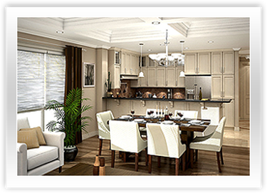 A rendering of one of the apartments in the Boardwalk on the Thames apartment building in downtown Chatham.