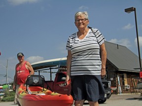 Leona Brideau and her husband, Gill, drove from Mattawa to pick up their kayak at the Swift Canoe & Kayak store in South River.
Mackenzie Casalino Photo