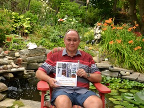 St. Marys stone and glass artist Peter Allan Rice is getting ready to release his first book, Reflections in Glass and Stone, on Aug. 1. Galen Simmons/The Beacon Herald/Postmedia Network