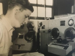 RDF operator at Port Albert. From the Collection of Eugene McGee