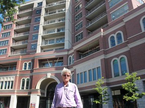Developer Victor Boutin says the light is at the end of the tunnel for the Boardwalk apartment project in downtown Chatham. Ellwood Shreve/Postmedia Network