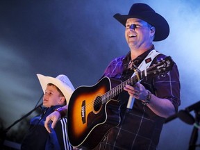 Country artist Gord Bamford performs at M.E. Global Athletic Park during Lacombes Canada 150 celebrations in 2017. Bamford will perform at Evergreen Park on July 24 as part of a drive-in concert series in support of mental health charities across Alberta.