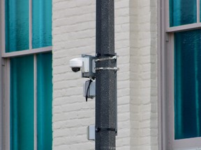 Surveillance cameras installed in the downtown core by the Business Improvement Area group have recently helped the OPP identify two suspects involved in mischief, theft, and break and enters. (ASHLEY TAYLOR)