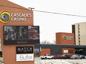 The Gateway Cascades Casino on Richmond Street in Chatham earlier this year. Tom Morrison/Chatham This Week