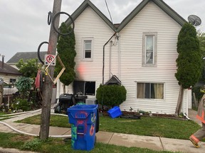 Chatham-Kent Fire & Emergency Services responded to a structural fire at 8 Ingram St. in Chatham Sunday. The fire caused approximately $50,000 in damages and the fire department determined smoking as the cause. (Handout/Postmedia Network)