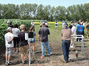 Attendees at a CROP tour held in the past. (supplied photo)