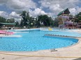 It's important to be smart when around any pools this year when it comes to COVID-19 safety. Splash Island and Shindleman Aquatic Centre are both open to the public. (Aaron Wilgosh/Postmedia)