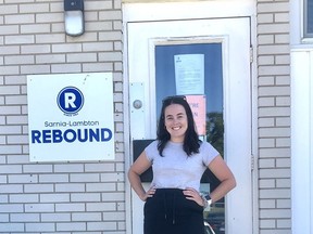 Brigden-born Jenna Steadman is Rebound Sarnia-Lambton’s new county program co-ordinator. Handout/Sarnia This Week